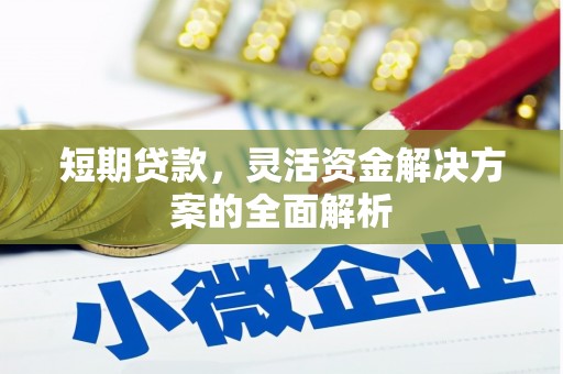 铅山短期贷款，灵活资金解决方案的全面解析