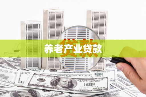 铅山养老产业贷款