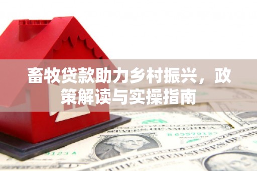 铅山畜牧贷款助力乡村振兴，政策解读与实操指南